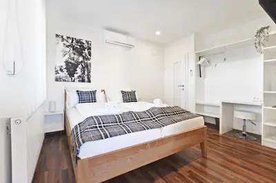 Ein Bett oder Betten in einem Zimmer der Unterkunft Casa Rust