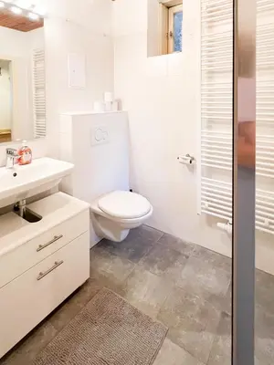 Ein Badezimmer in der Unterkunft Central Apartment next to Belvedere Castle