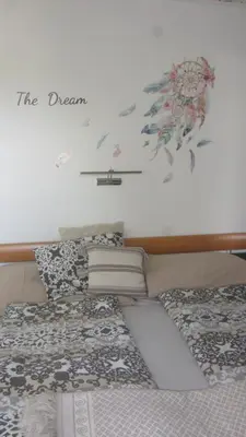 Ein Bett oder Betten in einem Zimmer der Unterkunft Appartement am Strand