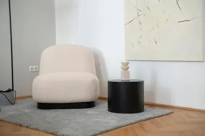 Ein Sitzbereich in der Unterkunft josef's home I Premium Suite I Quiet & Central