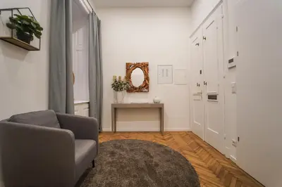 Ein Sitzbereich in der Unterkunft Vina #2