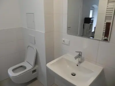 Ein Badezimmer in der Unterkunft Schloss-Appartements