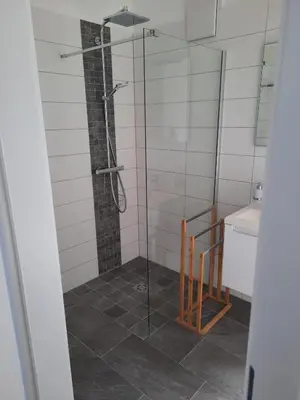 Ein Badezimmer in der Unterkunft Ferienwohnungen Winzergasse