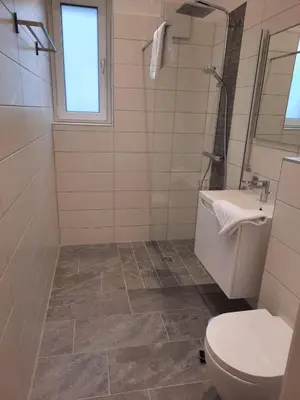 Ein Badezimmer in der Unterkunft Ferienwohnungen Winzergasse