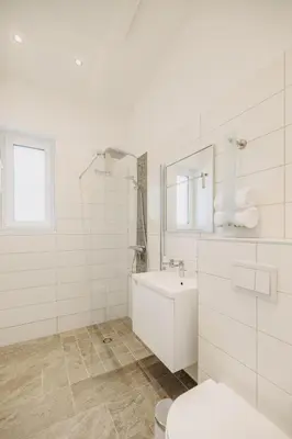 Ein Badezimmer in der Unterkunft Ferienwohnungen Winzergasse