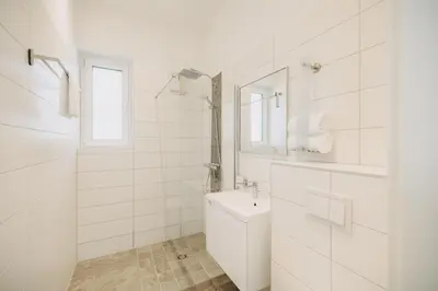 Ein Badezimmer in der Unterkunft Ferienwohnungen Winzergasse