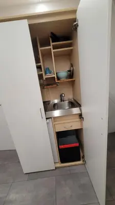 Küche/Küchenzeile in der Unterkunft ToTa Studio