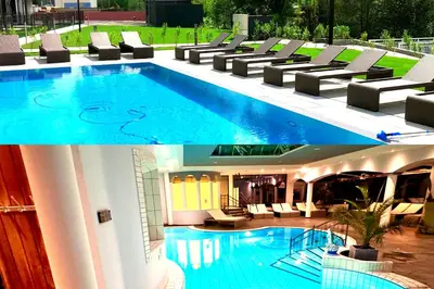 Der Swimmingpool an oder in der Nähe von 25h SPA-Residenz BEST SLEEP privat Garden & POOLs