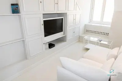 TV/Unterhaltungsangebot in der Unterkunft MODERN, MINIMALIST FLAT IN VIENNA