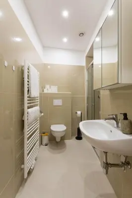 Ein Badezimmer in der Unterkunft Servus at Naschmarkt II