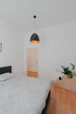 Ein Bett oder Betten in einem Zimmer der Unterkunft Bessemer - Charming Cottage with Garden