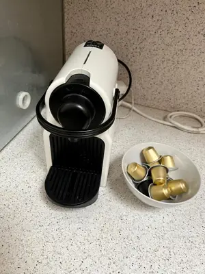 Kaffee-/Teezubehör in der Unterkunft Dachgeschosswohnung mit kostenlosem Parkplatz und Internet!