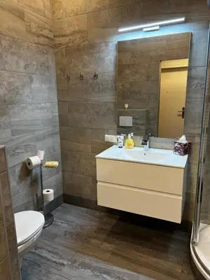 Ein Badezimmer in der Unterkunft S&E Apartments Vienna