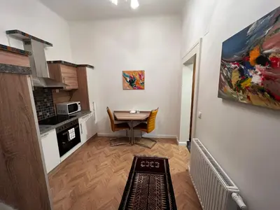 Küche/Küchenzeile in der Unterkunft S&E Apartments Vienna