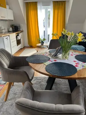 Küche/Küchenzeile in der Unterkunft B-Apartment Vienna 12