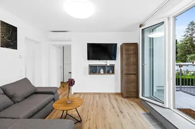 TV/Unterhaltungsangebot in der Unterkunft Wienerberg-Apartments