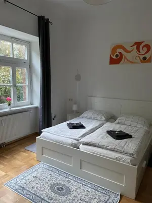 Ein Bett oder Betten in einem Zimmer der Unterkunft Villa Reder