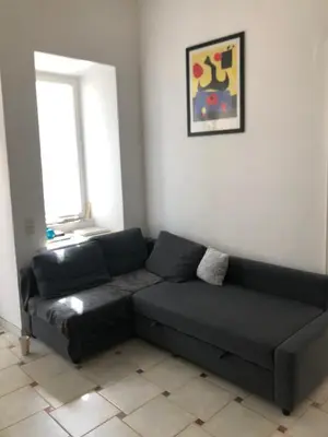 Ein Sitzbereich in der Unterkunft Villa Reder