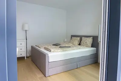 Ein Bett oder Betten in einem Zimmer der Unterkunft Vienna City Apartments 1140 Vienna