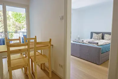 Ein Bett oder Betten in einem Zimmer der Unterkunft Vienna City Apartments 1140 Vienna