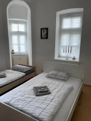 Ein Bett oder Betten in einem Zimmer der Unterkunft Villa Reder