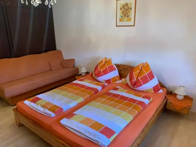 Ein Bett oder Betten in einem Zimmer der Unterkunft Kieslinghof