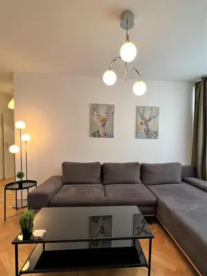 Ein Sitzbereich in der Unterkunft Unique Apartment Center Vienna