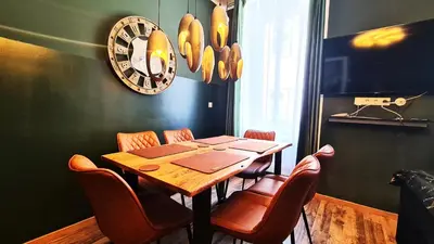 Ein Sitzbereich in der Unterkunft Boutique Apartments Vienna - Premium 6