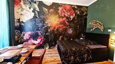 Ein Sitzbereich in der Unterkunft Boutique Apartments Vienna - Design 6