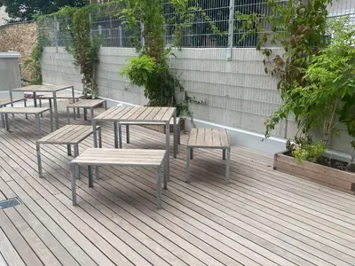 Ein Balkon oder eine Terrasse in der Unterkunft Urban Lifestyle