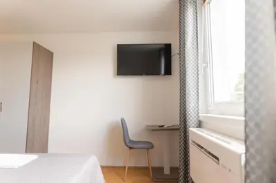 TV/Unterhaltungsangebot in der Unterkunft Hotel Triester