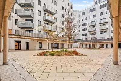 Das Gebäude in dem sich die Ferienwohnung befindet