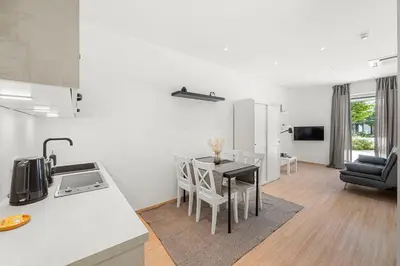 Küche/Küchenzeile in der Unterkunft VibeStudio 402 - Central Vienna 1090 - 50m2 - Self Check-In - AC