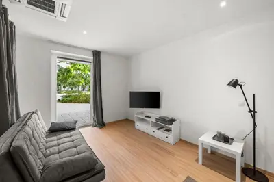 TV/Unterhaltungsangebot in der Unterkunft VibeStudio 404 - Central Vienna 1090 - 50m2 - Self Check-In - AC