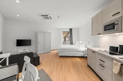 TV/Unterhaltungsangebot in der Unterkunft VibeStudio 405 - Central Vienna 1090 - 50m2 - Self Check-In - AC