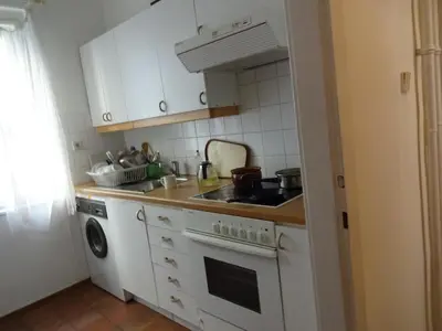 Küche/Küchenzeile in der Unterkunft Helle freundliche Wohnung im Zentrum