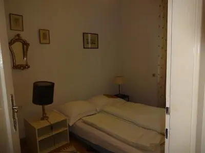 Ein Bett oder Betten in einem Zimmer der Unterkunft Helle freundliche Wohnung im Zentrum