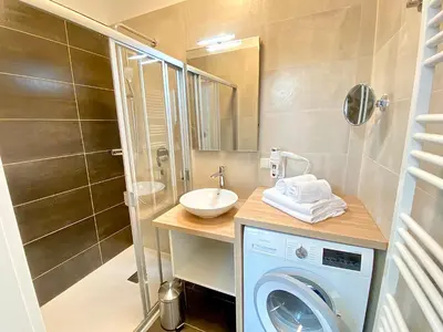 Ein Badezimmer in der Unterkunft Steiner Residences Vienna Reumannplatz