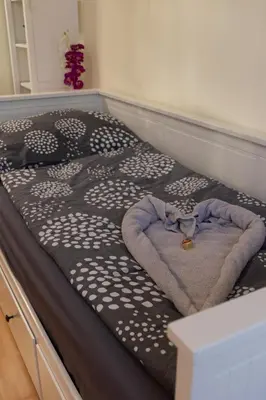 Ein Bett oder Betten in einem Zimmer der Unterkunft Casa Lauda in Bad Vöslau