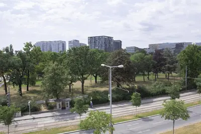 Grundriss der Unterkunft Sunny Apartment near Belvedere Castle