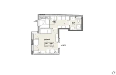 Grundriss der Unterkunft STAD10 - Apartments very close to subway U2 Stadlau