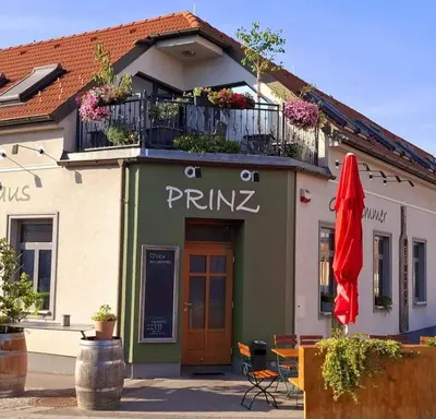 Das Gebäude in dem sich das Gasthaus befindet