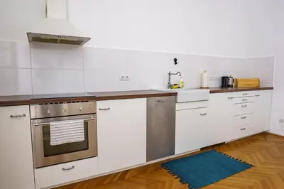 Küche/Küchenzeile in der Unterkunft Vienna City Apartments Naschmarkt