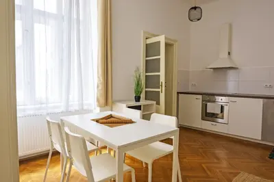 Küche/Küchenzeile in der Unterkunft Vienna City Apartments Naschmarkt