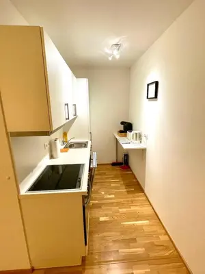 Küche/Küchenzeile in der Unterkunft MUZETA11 - Modern Town Apartment with Balcony