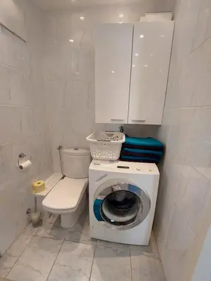 Ein Badezimmer in der Unterkunft Tower Apartment with private terrace next to UNO