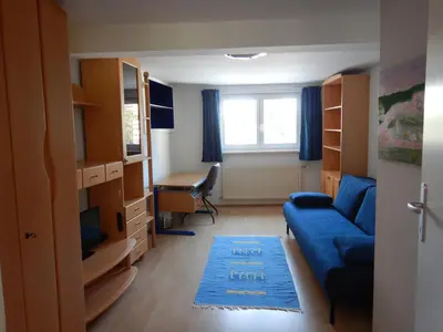 Ein Sitzbereich in der Unterkunft Apartment Wien Döbling