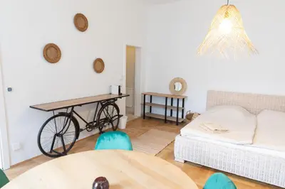 Ein Bett oder Betten in einem Zimmer der Unterkunft Design Apartments near Mariahilferstraße