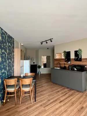 Küche/Küchenzeile in der Unterkunft Nest Natur Hostel