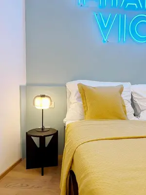 Ein Bett oder Betten in einem Zimmer der Unterkunft Sissi West